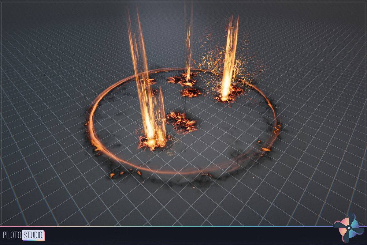 Realistic Lava & Volcano VFX