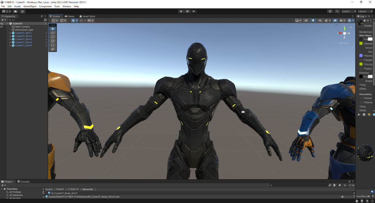 Sci-FI Cyber Robot 01