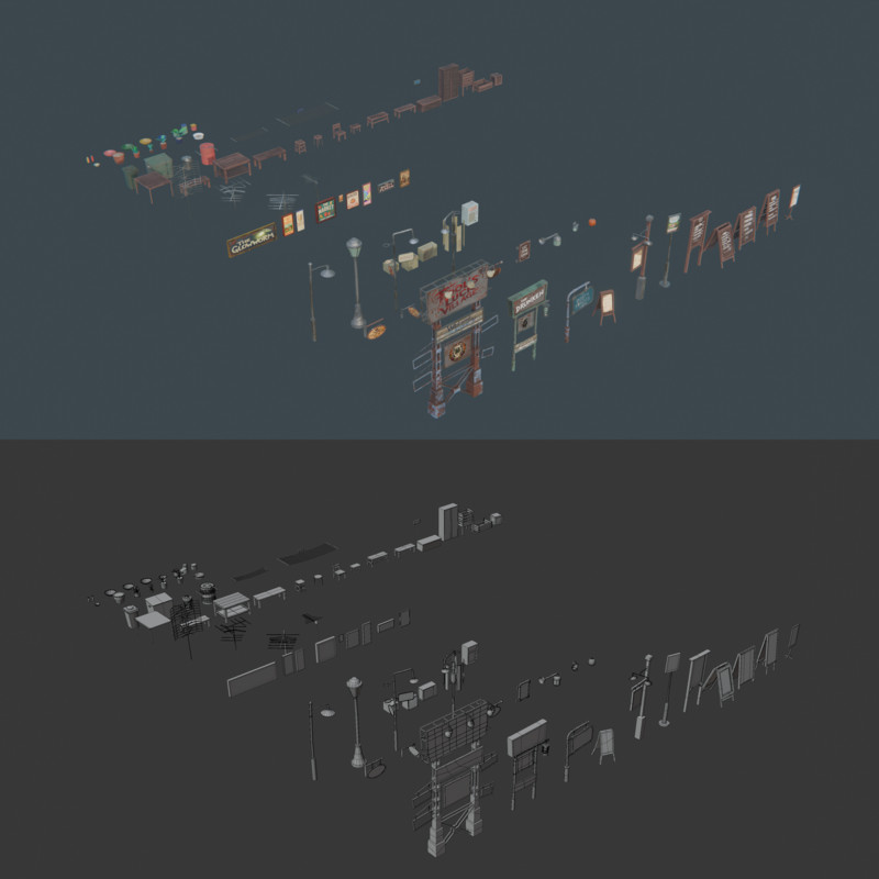 Anime City Street Pack 04