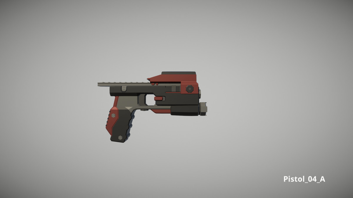 Cyberpunk Armory - Low Poly