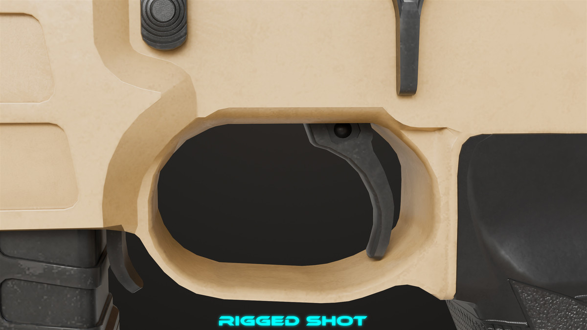 Sniper Rifle 04 Sandal URP HDRP Textures