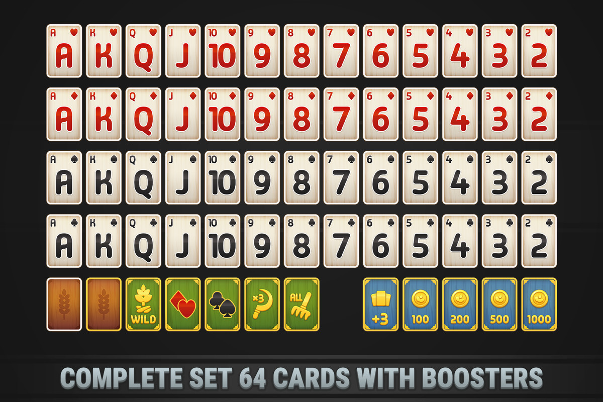 MK Solitaire Kit • Farm TriPeaks Game Template