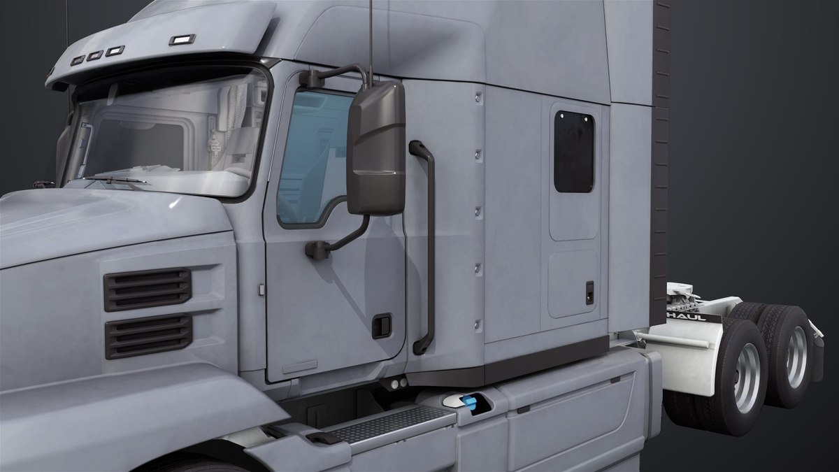 Heavy Truck Chassis 05 Grey Interior URP HDRP Textures