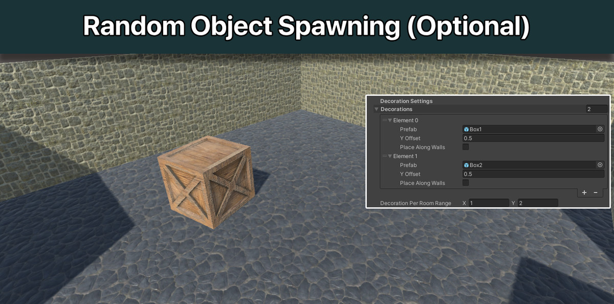 Dungeon Builder Pro 3.0 – Procedural Level Generator with NavMesh & Spawner