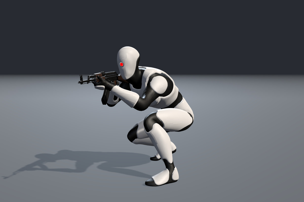 Crouch Rifle Animation