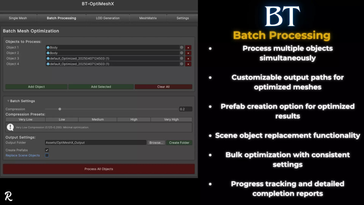 BT-Ultimate Mesh Tools Bundle: Optimize, Edit, Paint & More ! All-in-one