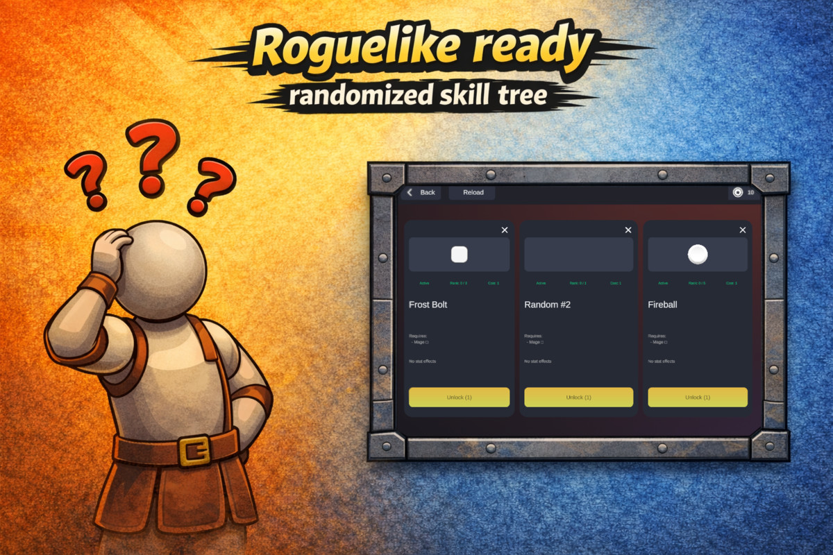 Progression Tree Builder for Game Creator 2