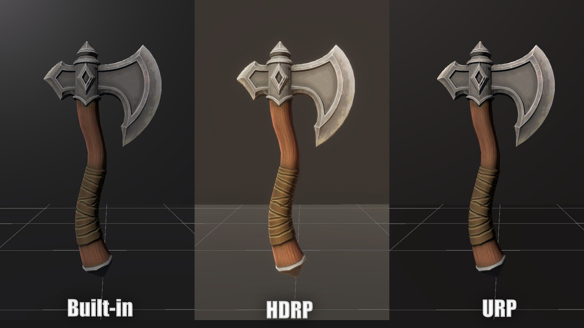 Medieval Axe Set - Game Ready Weapon