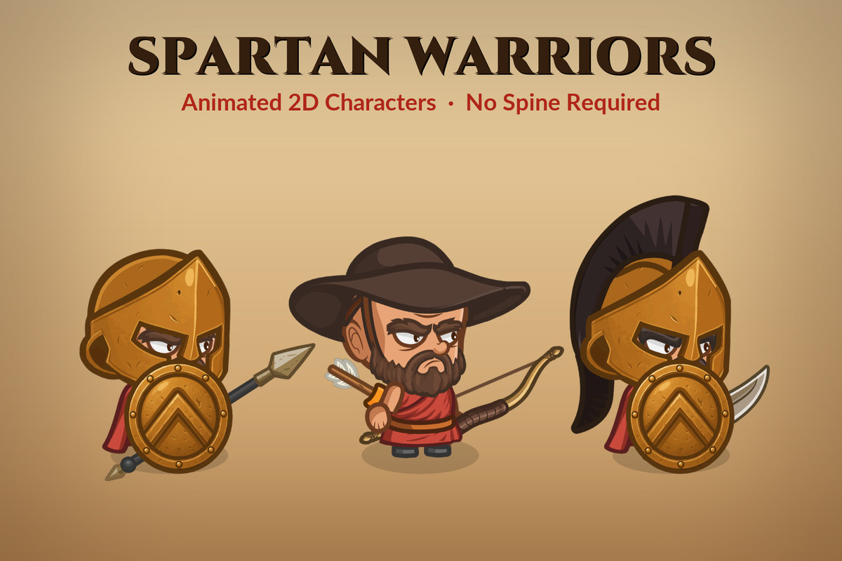 Spartan warriors pack