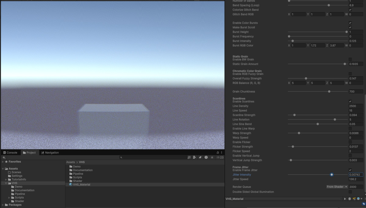 Fringe Logic VHS Shader