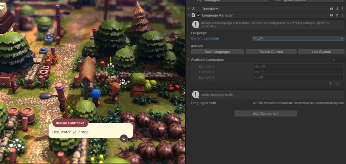 Hyper PO Localization - Gettext Workflow for Unity (.po/.pot)
