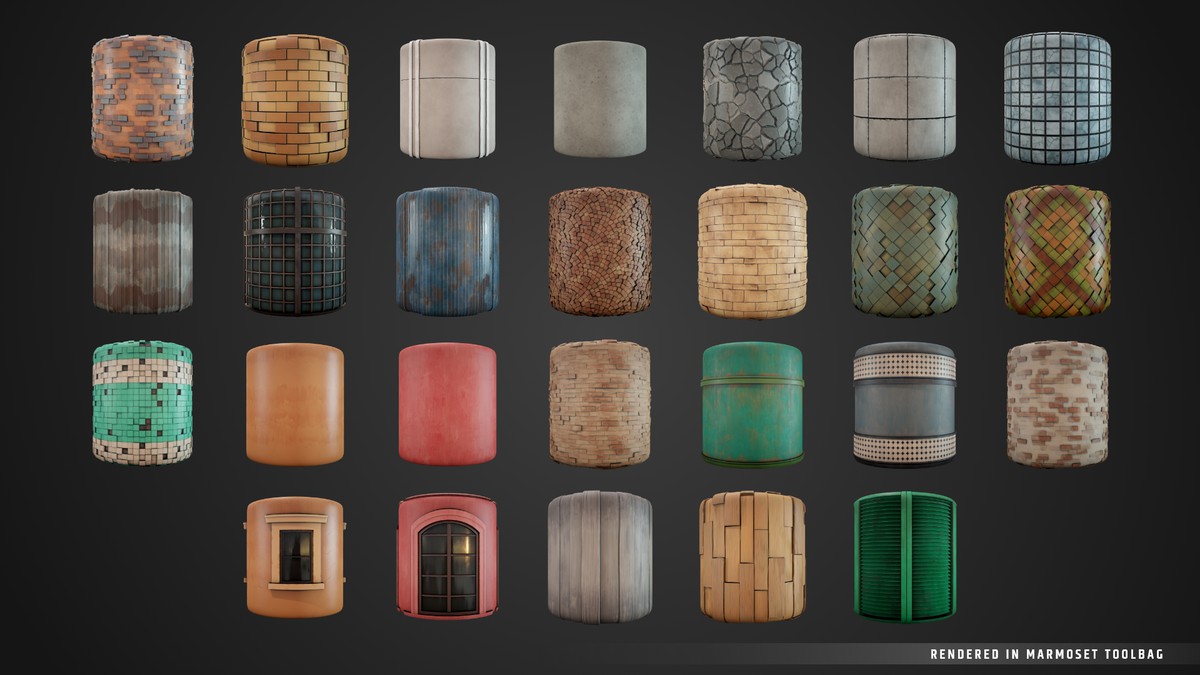 Stylized 250 Material Bundle