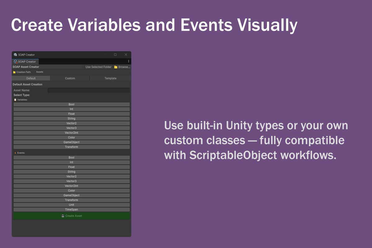 SoapKit – Modular ScriptableObject System