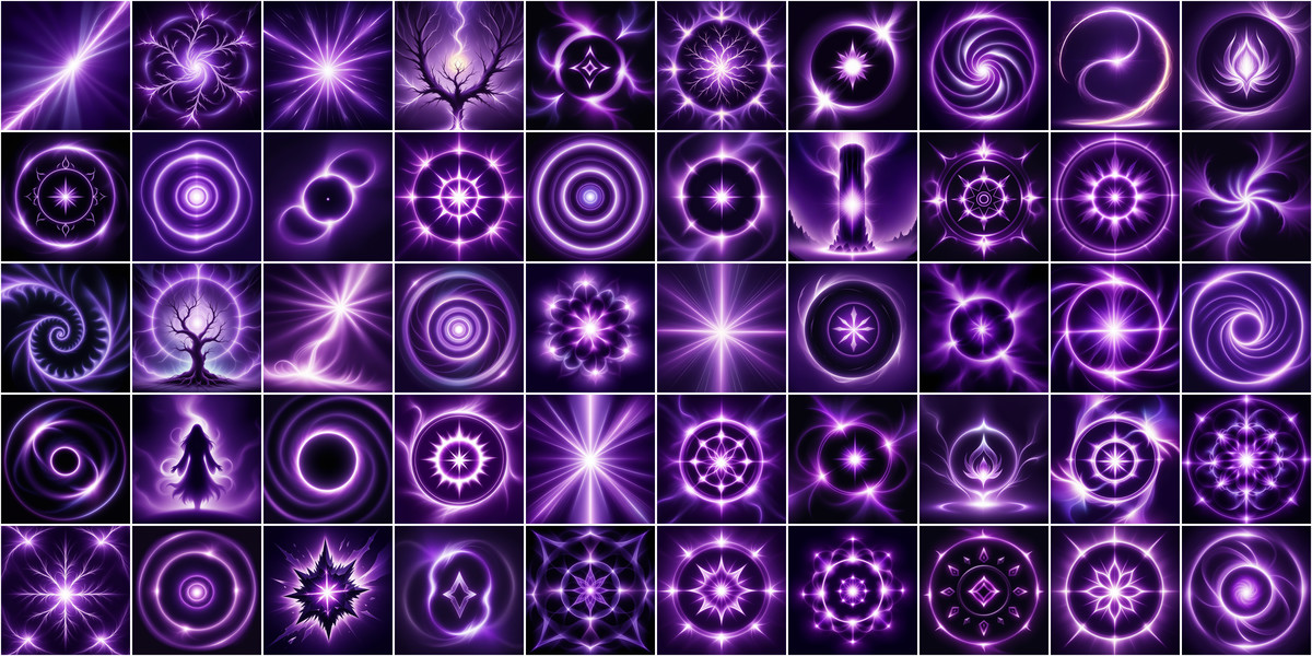 Soft Light Magic Spell Icons Super Bundle1