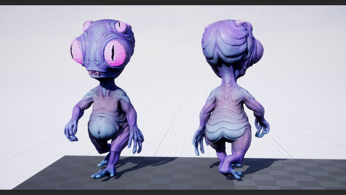 Alien big eyed