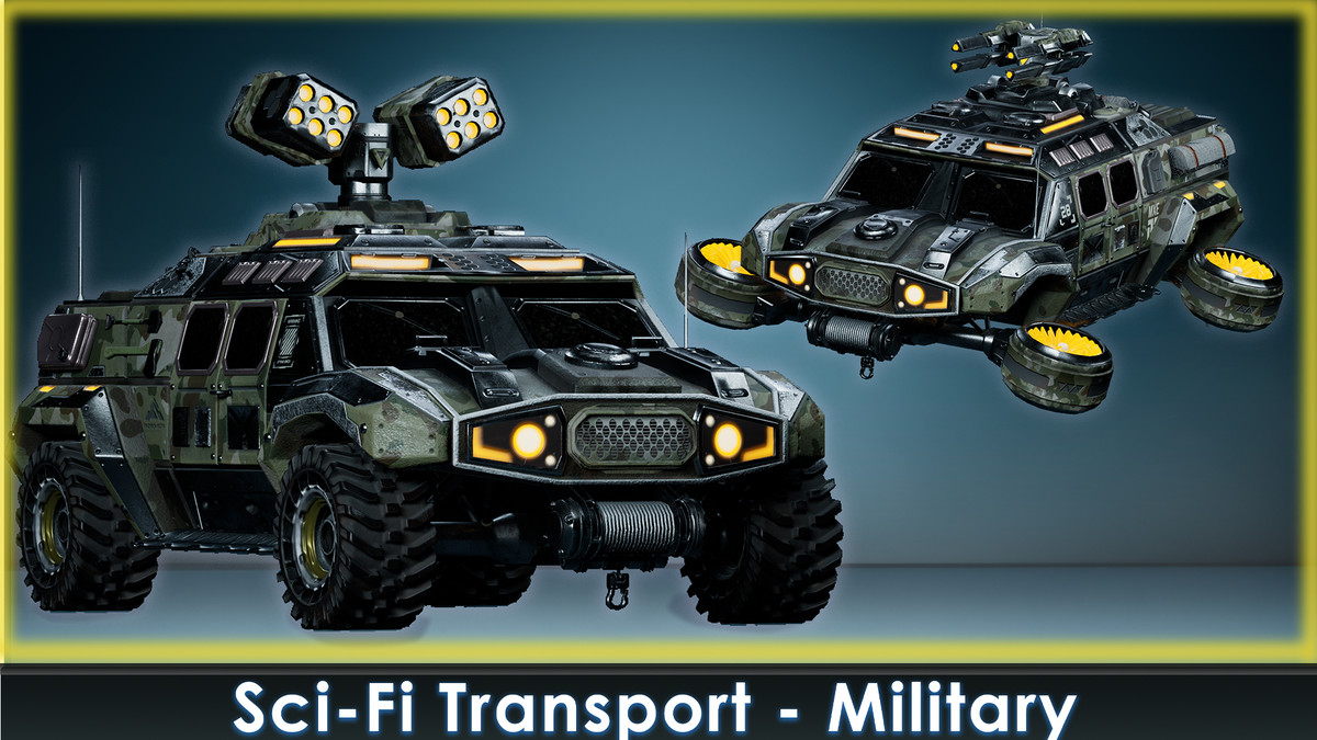 Sci-Fi Transports pack