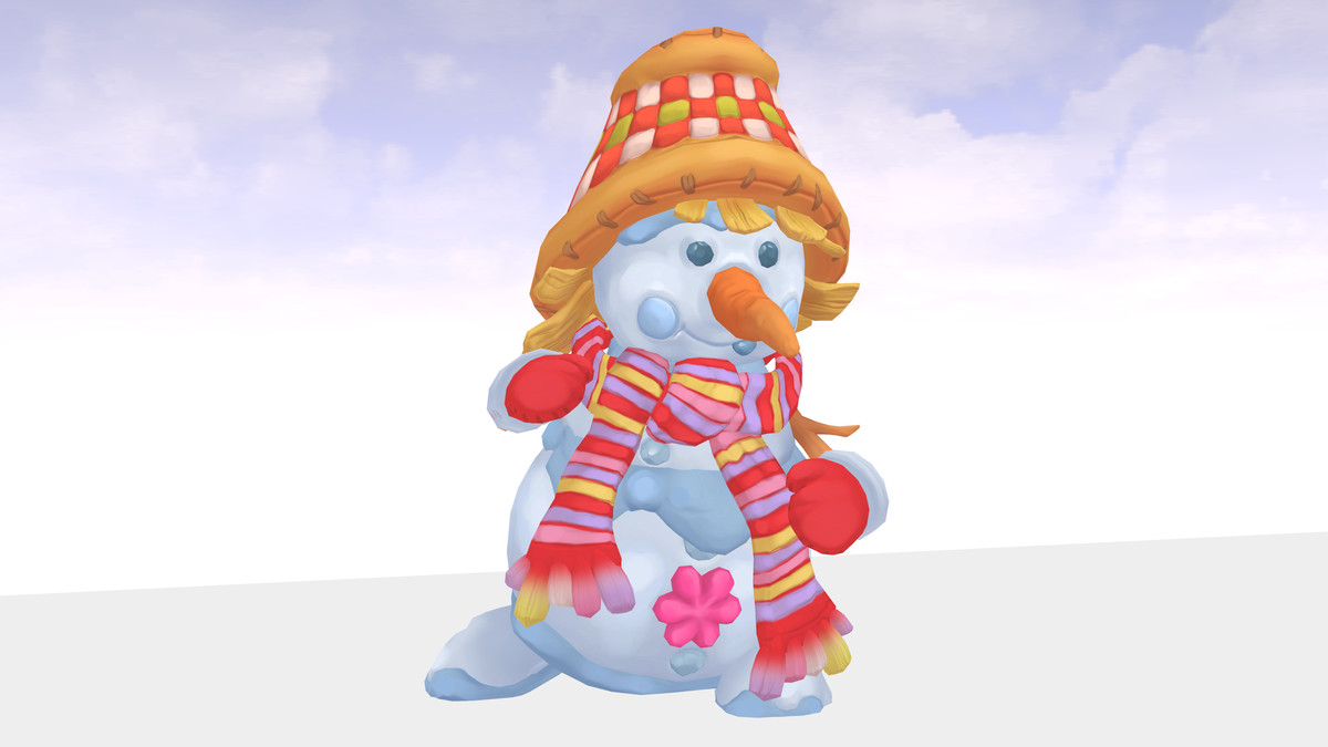snowman with hat