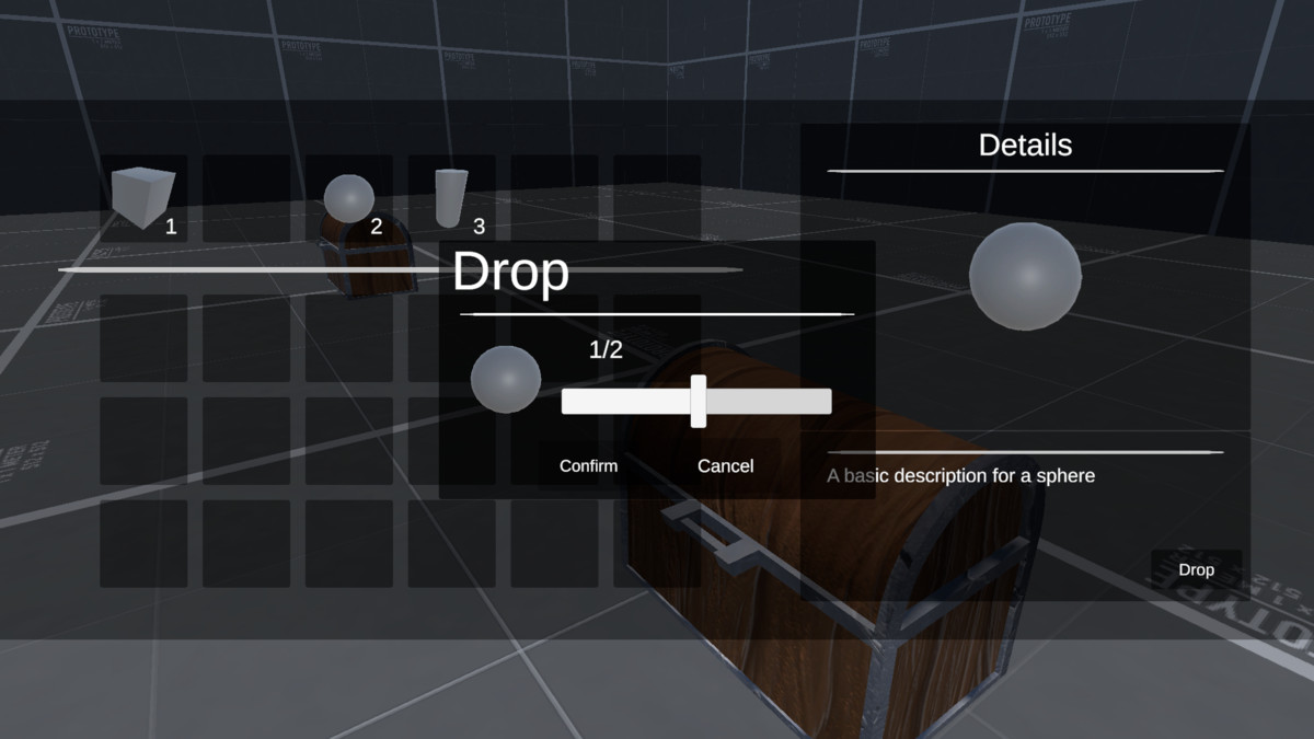 Item Inventory System 3D