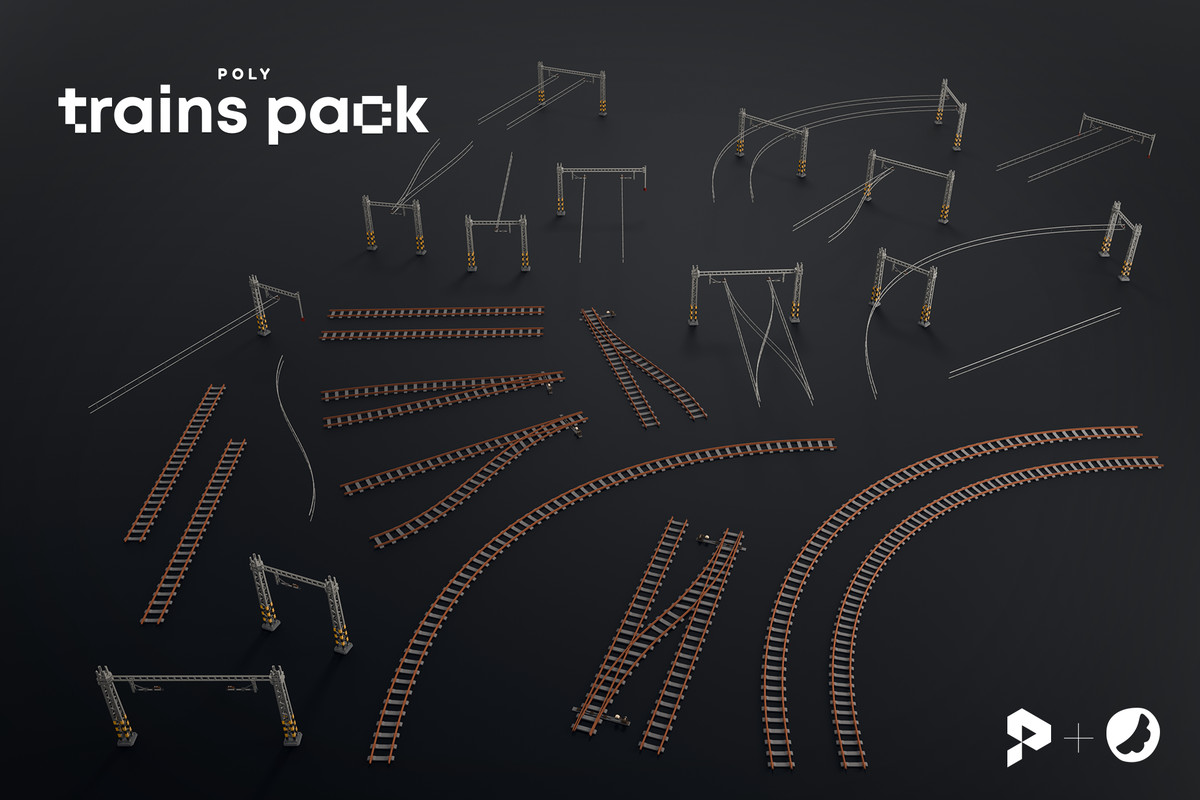 Poly Trains Pack