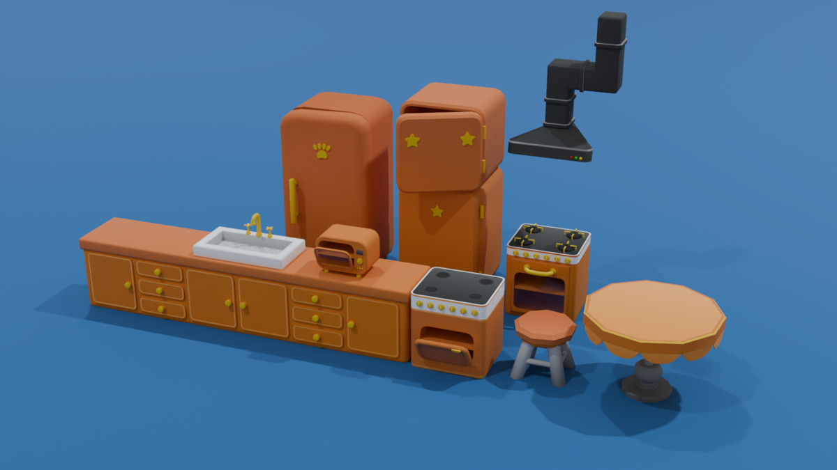 Cartoon Kitchen Package