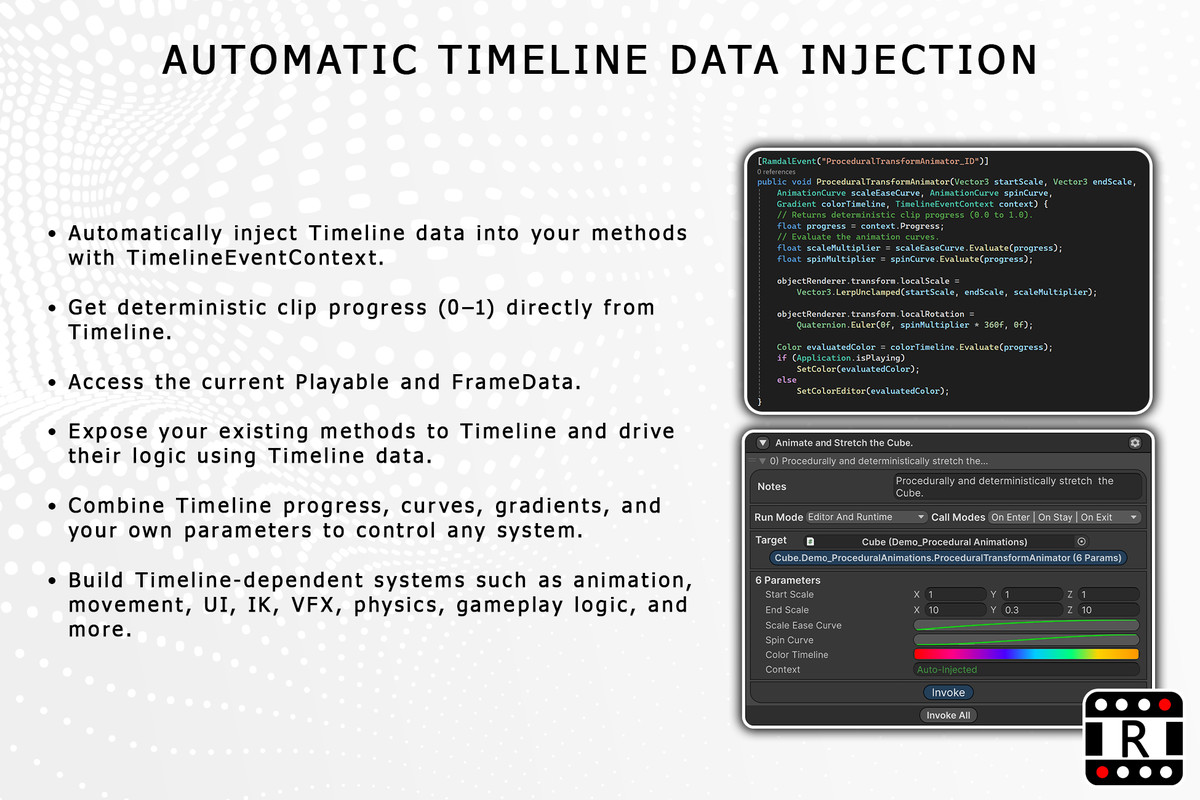 Ramdal Events Timeline Extension | Build Cutscenes Cinematics & Gameplay Systems