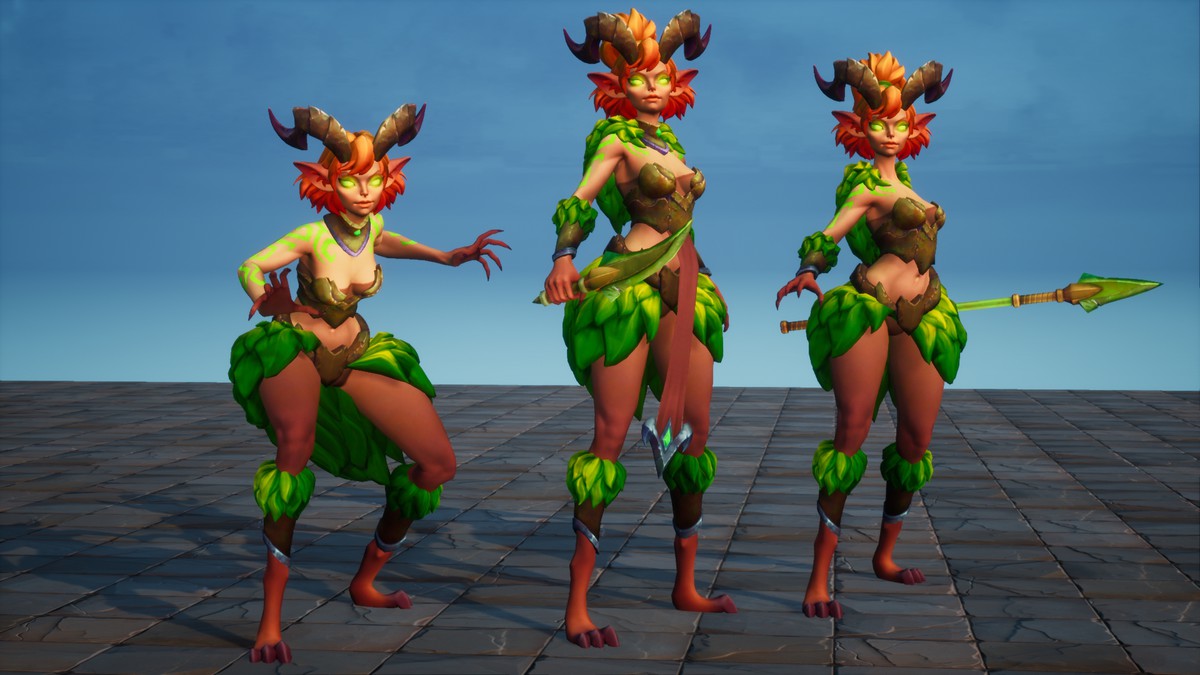 Stylized Fantasy Girls NPC Pack