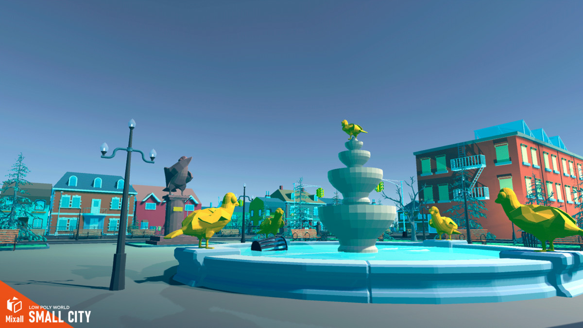 LOW POLY WORLD - SMALL CITY