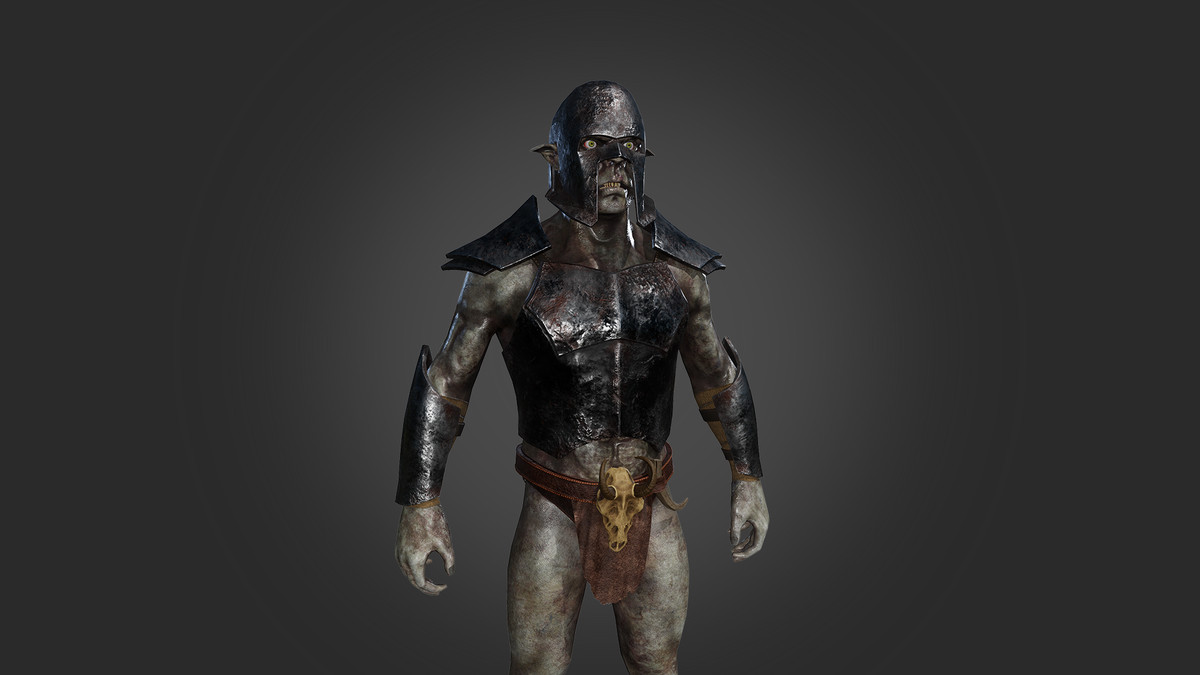 Orc warrior character