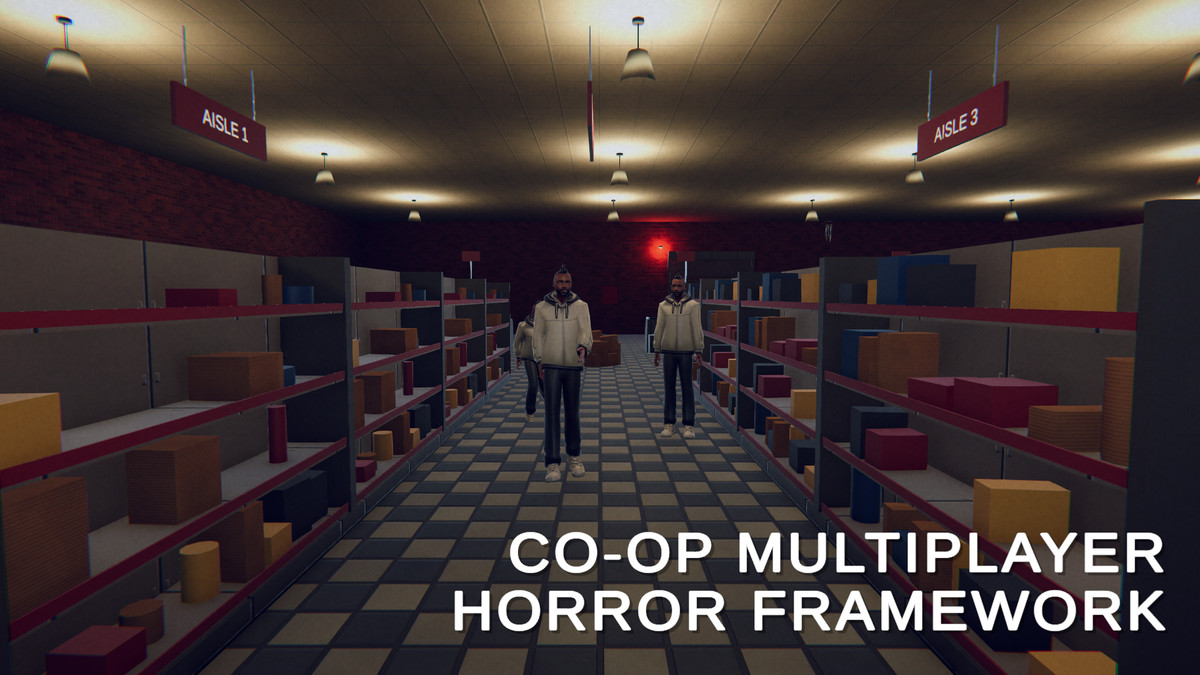 Co-op Horror Survival System – Easy Multiplayer Template