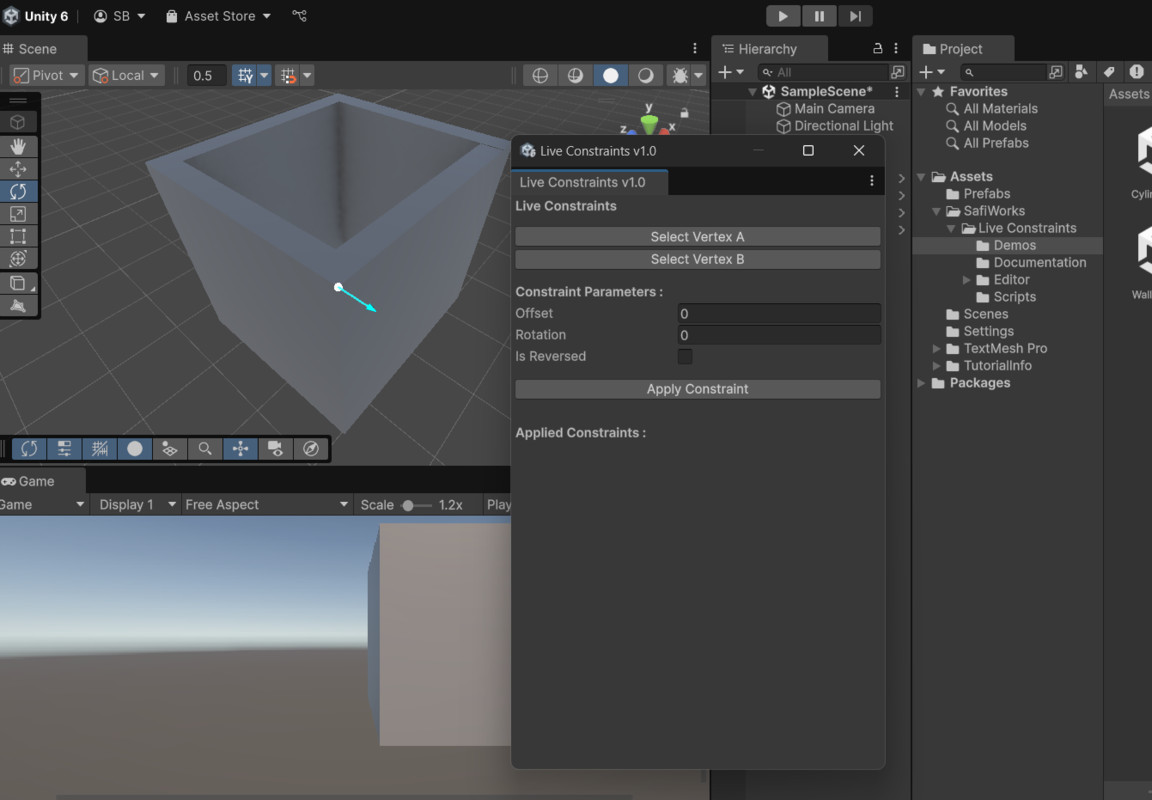 Live Constraints