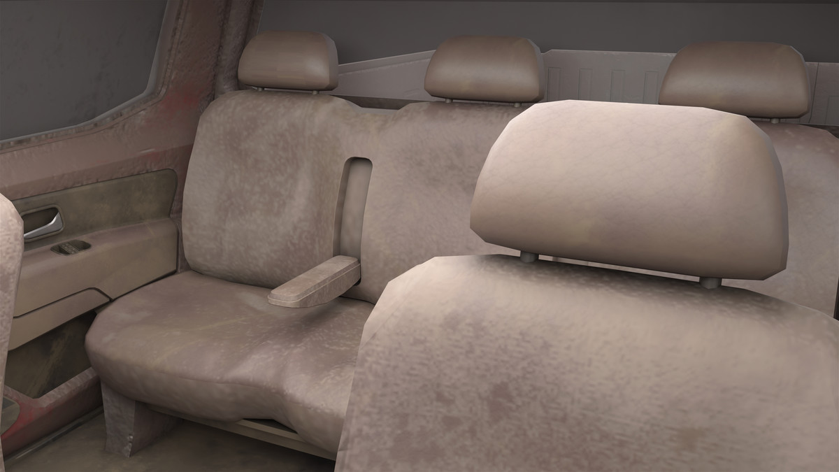 Pickup Truck 02 Red Dusty URP HDRP Textures
