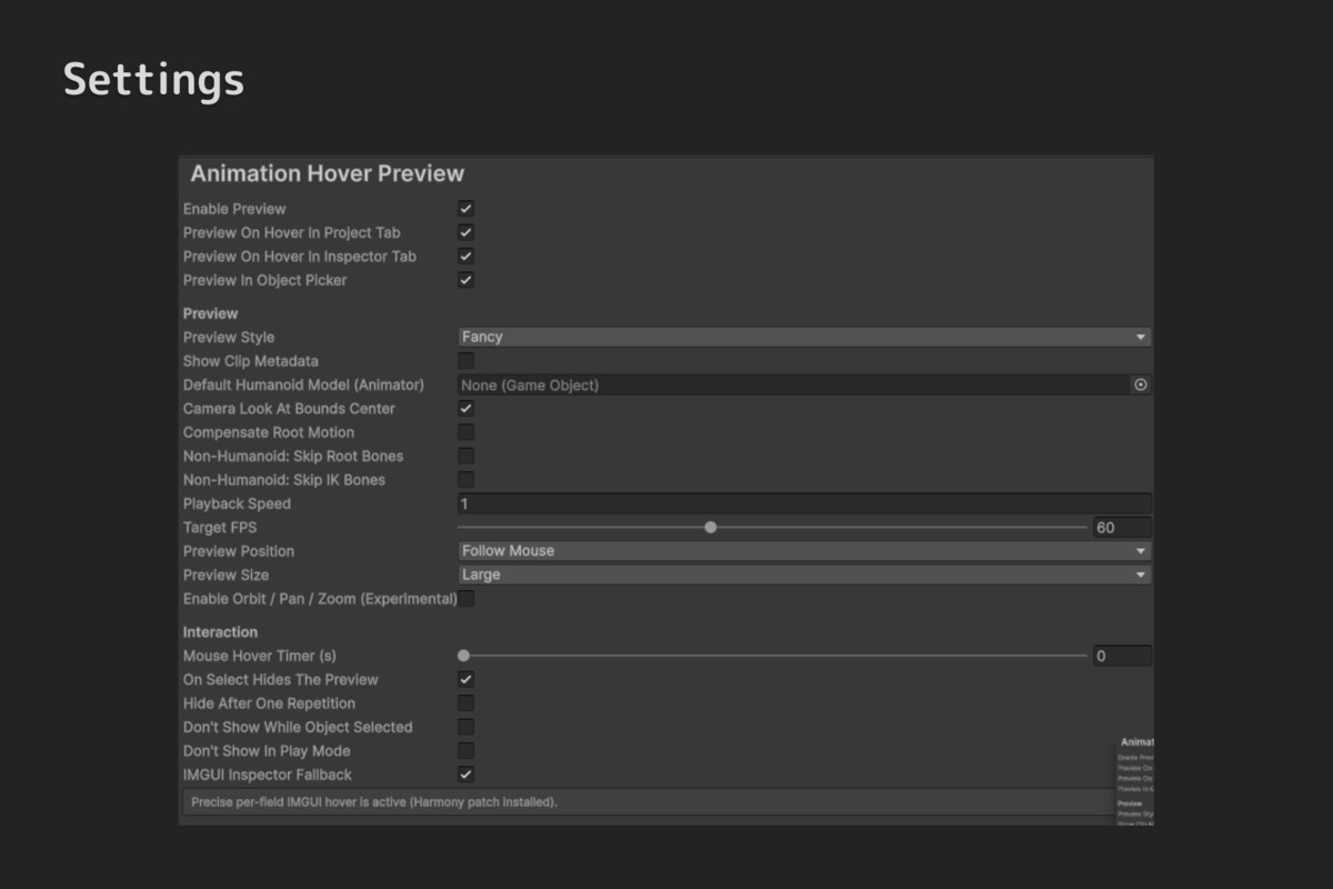 Animation Hover Preview - Preview With Your Mouse