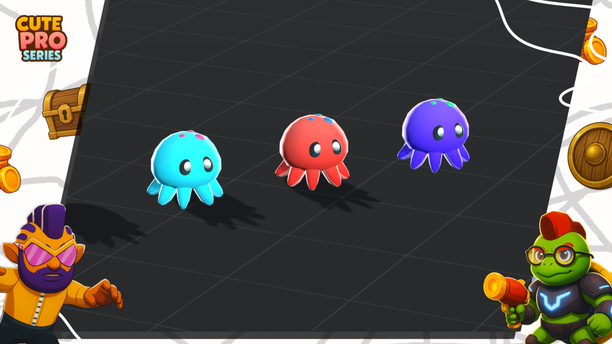 Monsters Ultimate Pack 10 Cute Pro Series