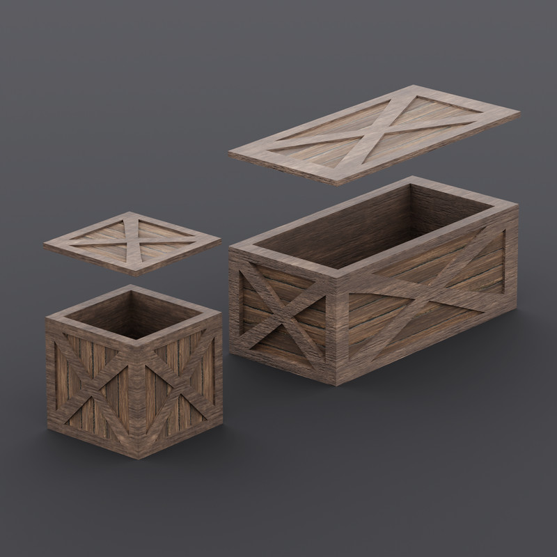 Industrial Props Pack – 10 Low-Poly PBR Models