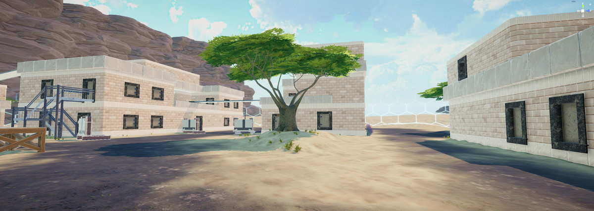 CQC Desertic Environment - Modular Toon Pack