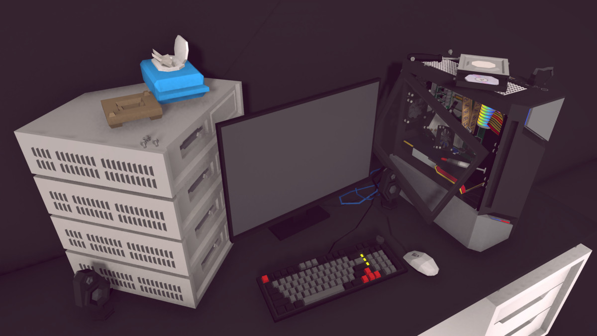 polygonal modular computer pack