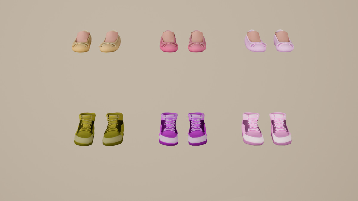 Modular Female Character Creator