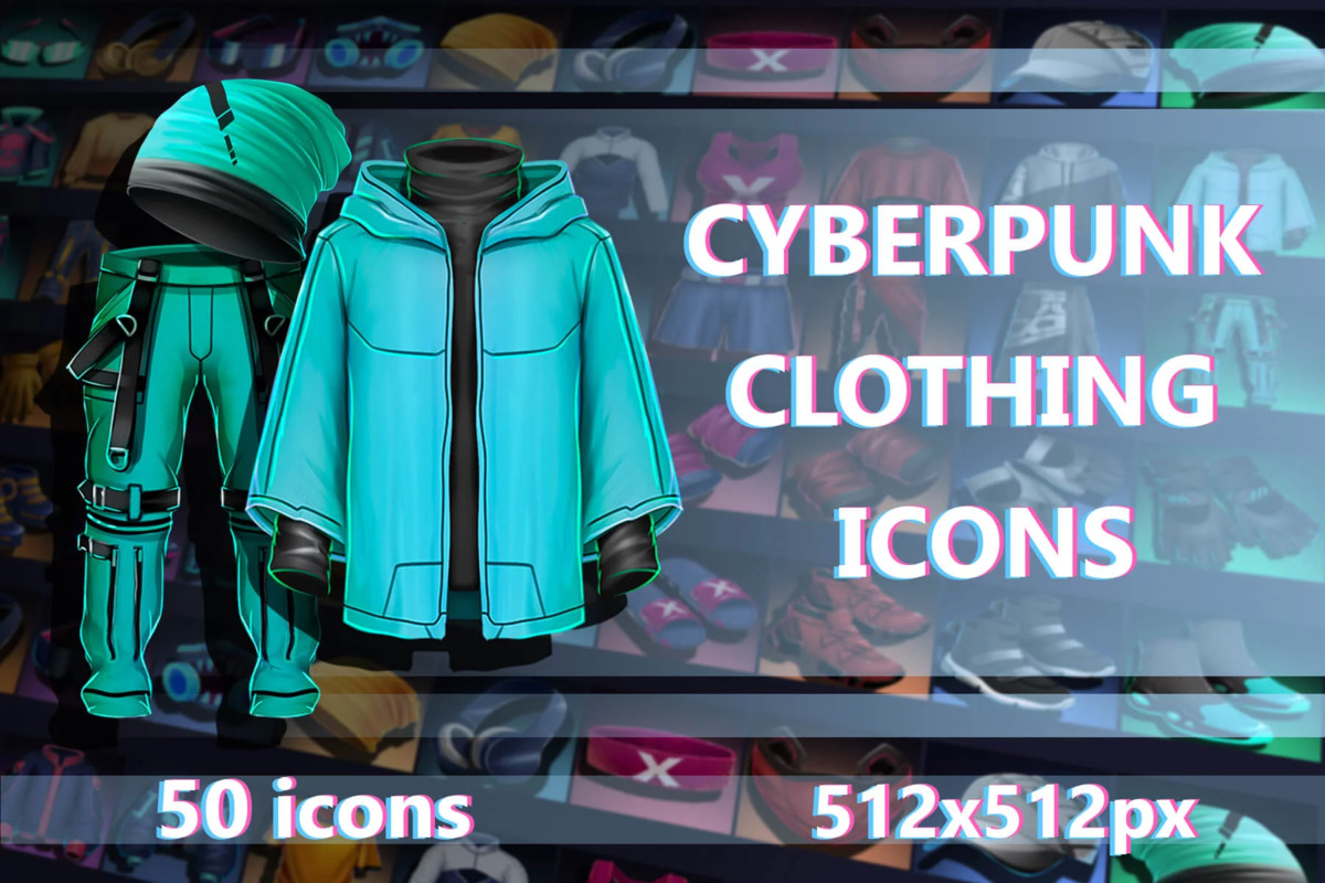 2700 Cyberpunk RPG Icons Pack
