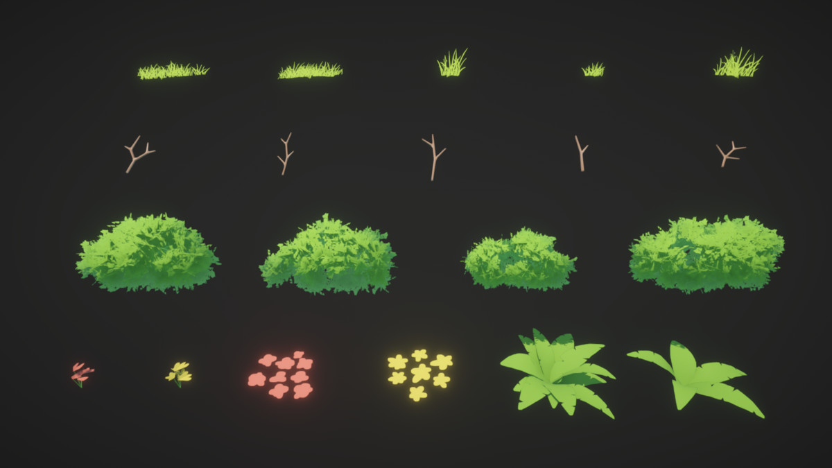 VERDANT Low Poly Tropical Island Modular Village