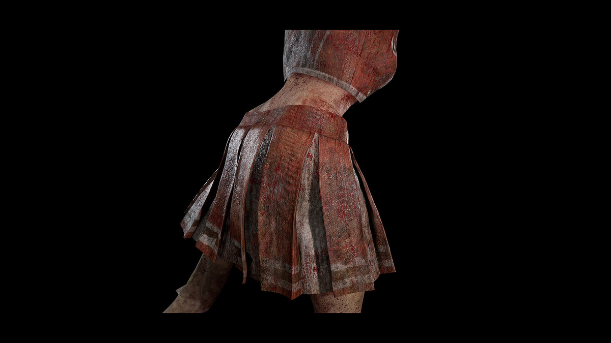 Zombie - Starved Female|URP-HDRP|