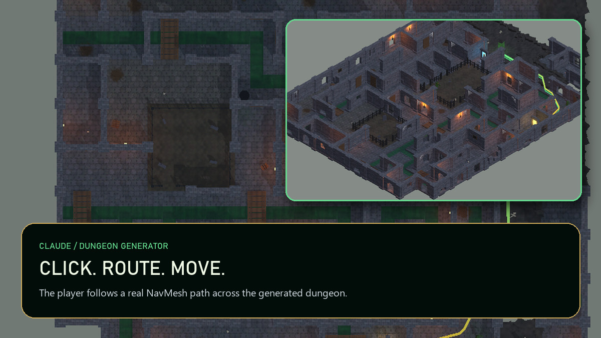 Dungeon Generator - WFC Level Builder, Live Painting & NavMesh
