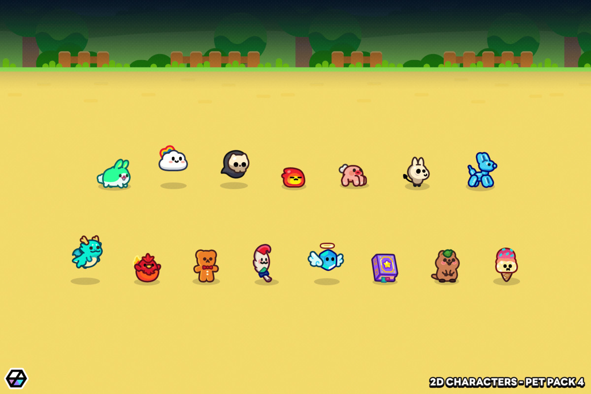 2D Characters - Pet Pack 4
