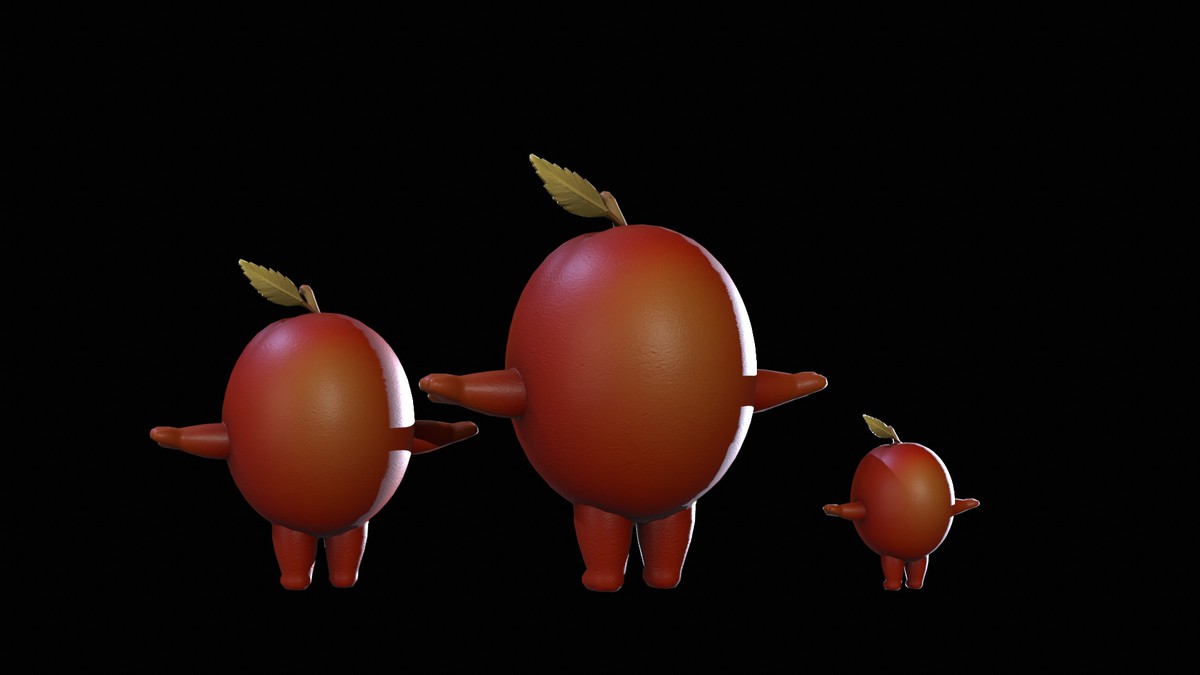 Chibi Fruit Peach