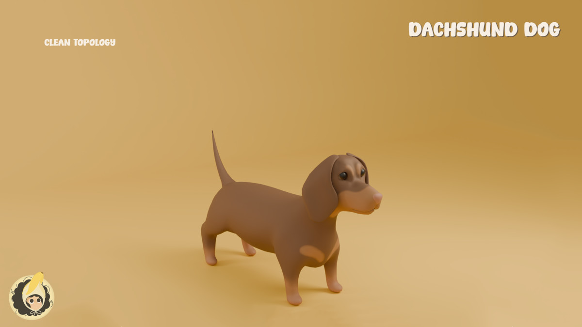 Animated Dachshund Dog