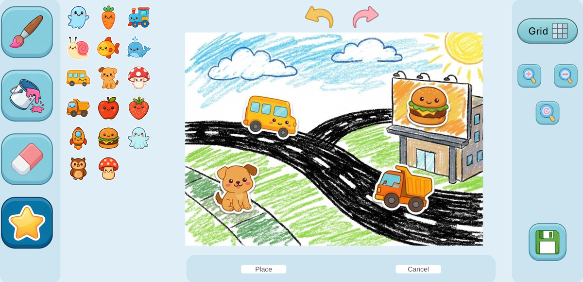 Coloring Book Engine ( Drawing & Coloring )