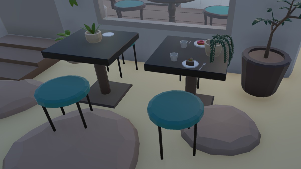 Cozy Cafe - Low Poly
