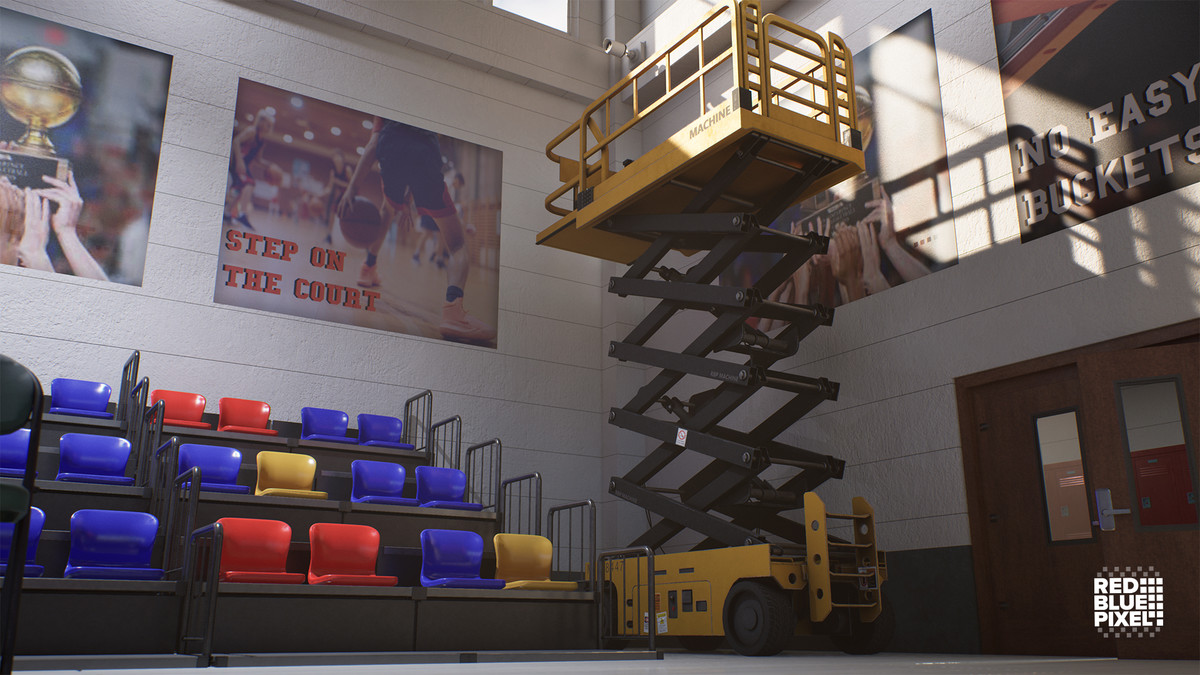 Indoor Basketball Arena