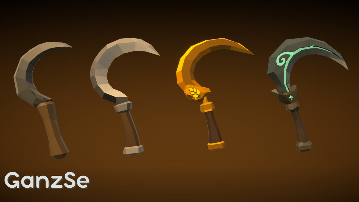 GanzSe Farming - Fantasy Low Poly Props