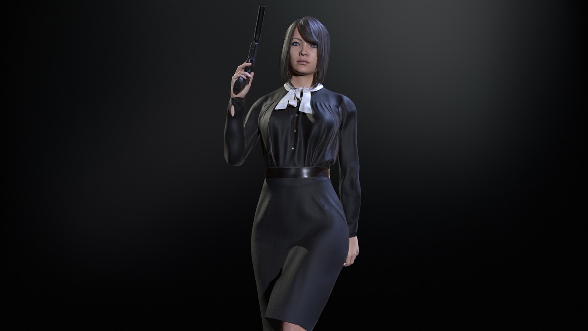 Asian Office girl