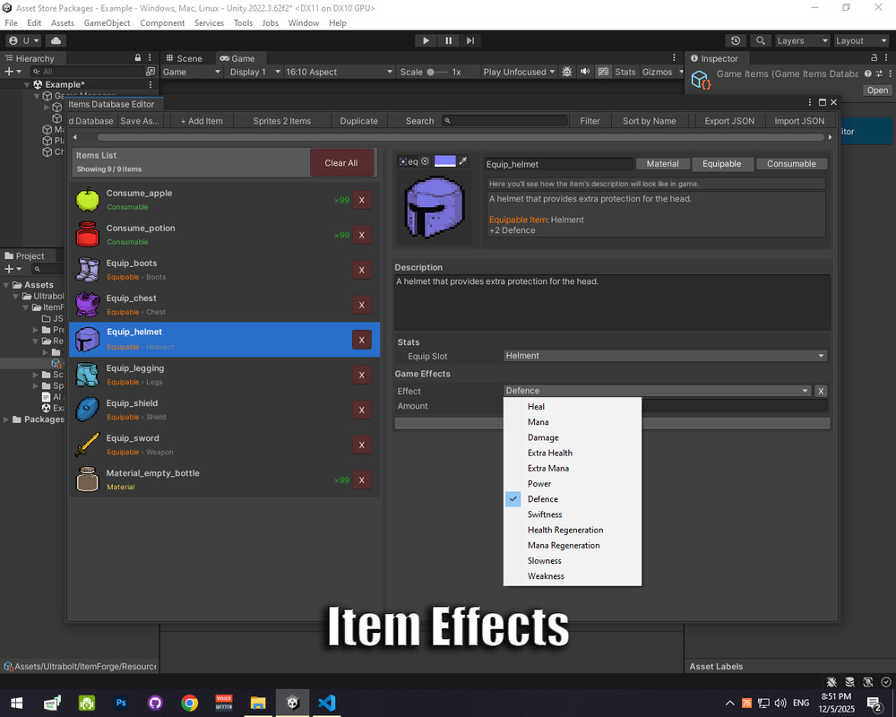 ItemForge - Advanced Inventory System